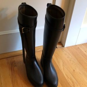 Burberry rain boots